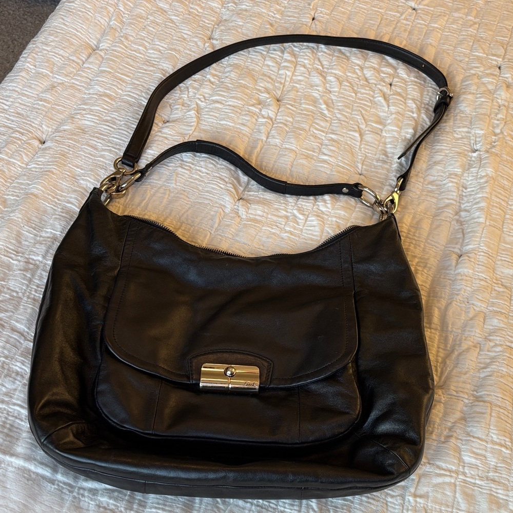 Coach Leather Shoulder Bag